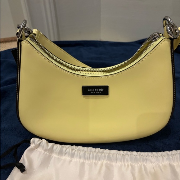 Kate Spade Lemon Yellow Shoulder Bag crossbody - Picture 1 of 6